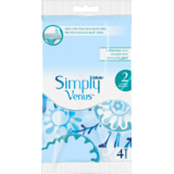 Gillette Gillette Simply Venus Wegwerpmesjes - 4 stuks Gillette Gillette Simply Venus Wegwerpmesjes - 4 stuks