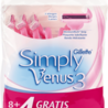 Gillette Gillette Venus Simly 3 - Wegwerpscheermesjes 8+4 stuks