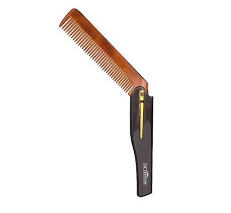 Sir Reginalds - Compacte Opvouwbare Kam Voor Snor en Baard