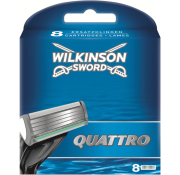 Wilkinson Wilkinson Sword Quattro Scheermesjes - 8 stuks