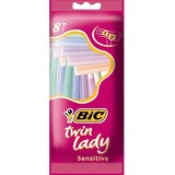 BIC Bic Wegwerpscheermesjes Twin Lady - Sensitive - 8 Stuks BIC Bic Wegwerpscheermesjes Twin Lady - Sensitive - 8 Stuks