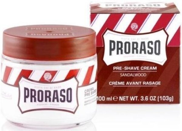 Proraso Proraso Pre-Shave Cream Scheercreme - Sandelwood 100 ml Proraso Proraso Pre-Shave Cream Scheercreme - Sandelwood 100 ml