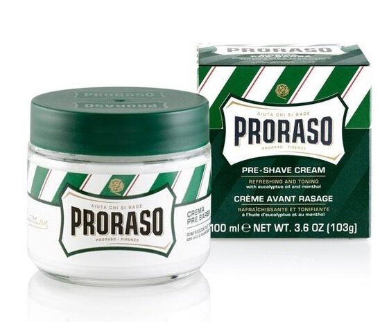 Proraso Proraso Pre & After Shave Crème - Eucalyptus & Menthol 100 ml Proraso Proraso Pre & After Shave Crème - Eucalyptus & Menthol 100 ml