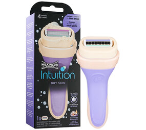 Wilkinson Wilkinson Intuition Dry Skin Scheerapparaat - Dry Skin + 1 Scheermesje Wilkinson Wilkinson Intuition Dry Skin Scheerapparaat - Dry Skin + 1 Scheermesje