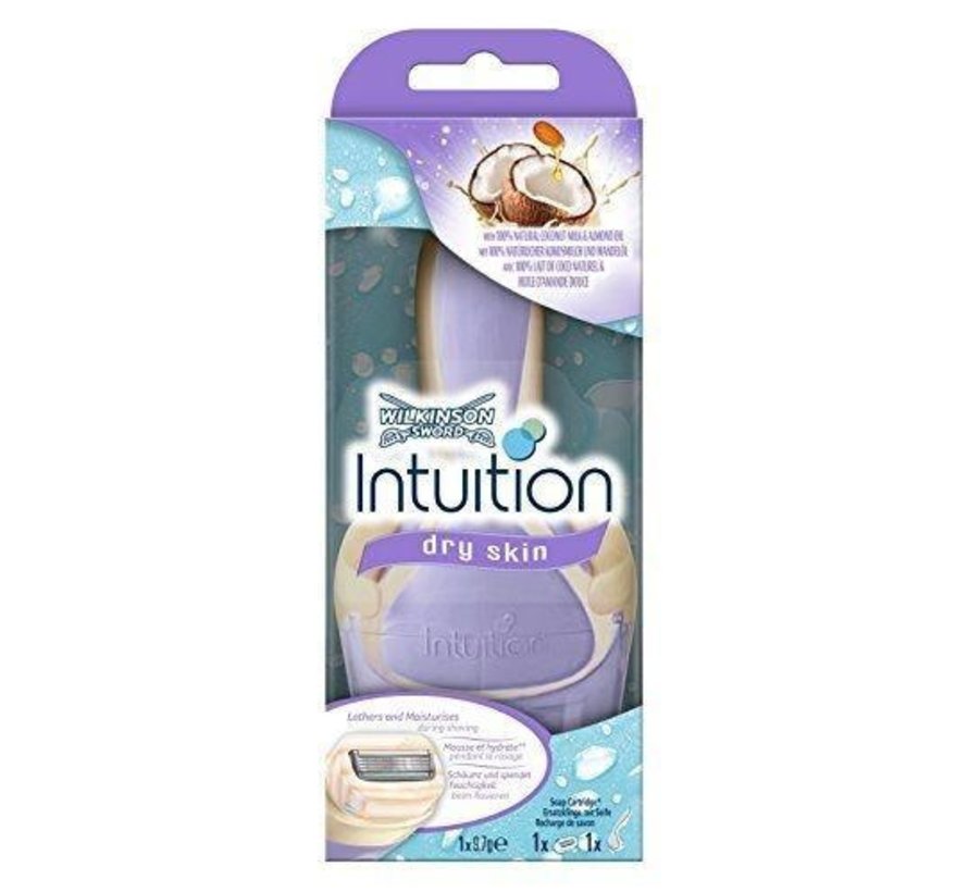 Wilkinson Intuition Dry Skin Scheerapparaat - Dry Skin + 1 Scheermesje