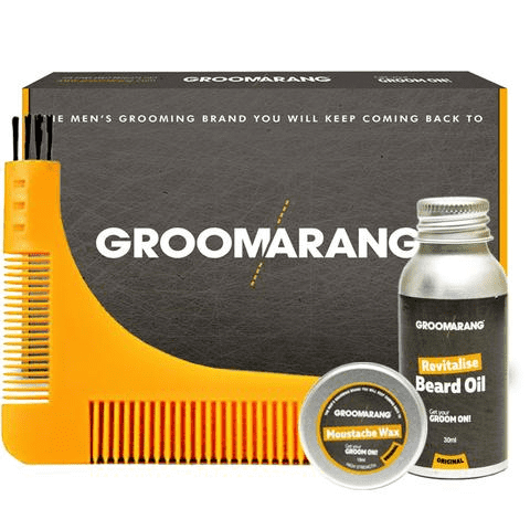 Groomarang The Essential Collection - Baardkam, snor wax, baardolie