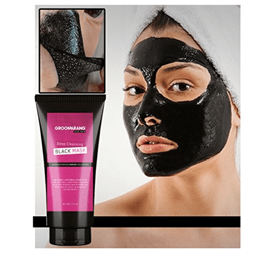 Groomarang Deep Cleansing Zwarte Masker - For Her 50g