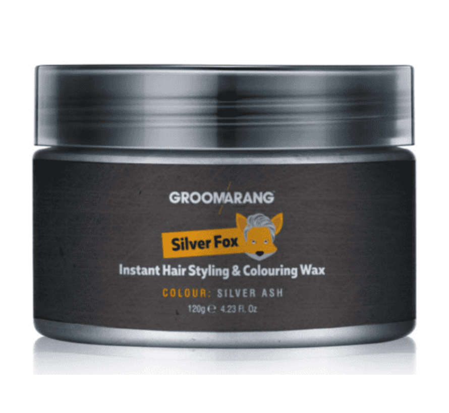 Groomarang Silver Fox - Haar Styling & Gekleurde Wax 120g