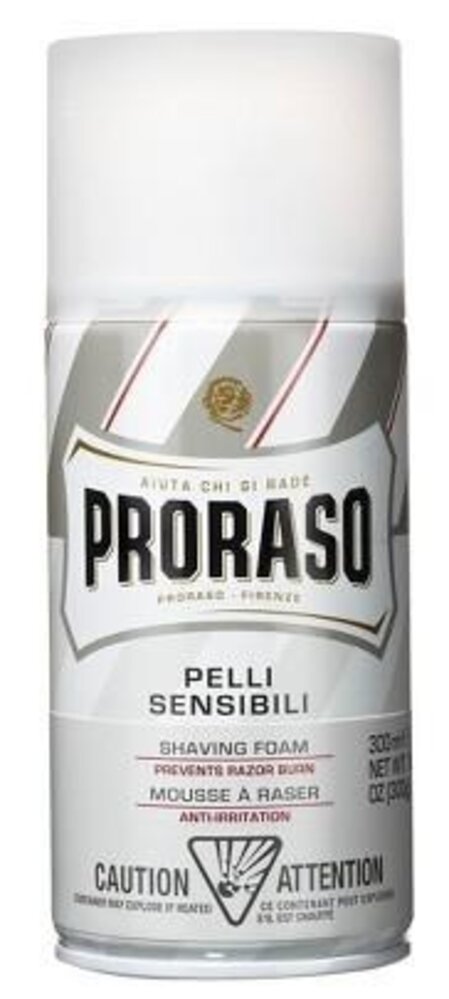 Proraso Proraso Scheerschuim Wit - Green Tea/Oatmeal 300ml Proraso Proraso Scheerschuim Wit - Green Tea/Oatmeal 300ml