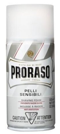 Proraso Proraso Scheerschuim Wit - Green Tea/Oatmeal 300ml Proraso Proraso Scheerschuim Wit - Green Tea/Oatmeal 300ml