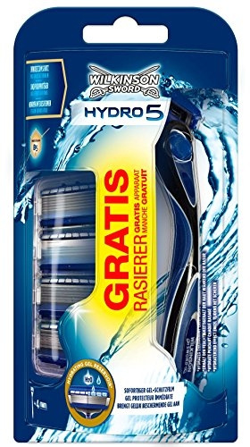 Wilkinson Wilkinson Sword Hydro 5 Scheerhouder - 4 Scheermesjes afbeelding
