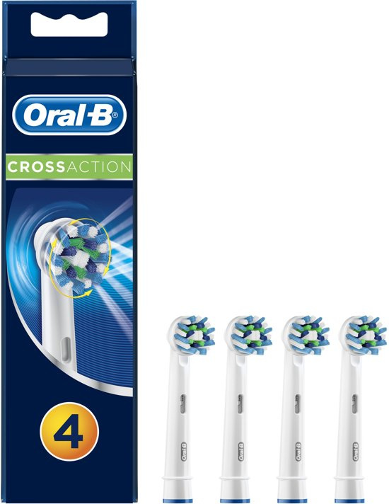 Oral-B Opzetborstels - Cross Action 4 stuks