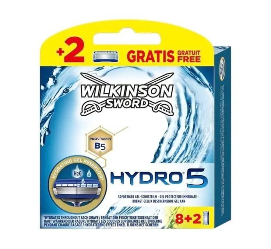 Wilkinson Hydro 5 Scheermesjes 8 + 2 Gratis