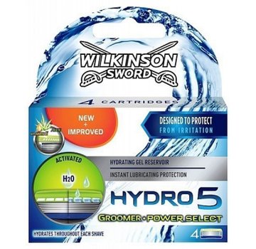 Wilkinson Wilkinson Hydro 5 Scheermesjes - Groomer Power Select 4 Stuks