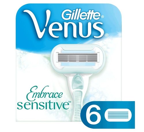 Gillette Gillette Venus Embrace Sensitive Scheermesjes - 6 stuks