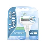 Gillette Gillette Venus Scheermesjes - Smooth Sensitive - 4 Stuks Gillette Gillette Venus Scheermesjes - Smooth Sensitive - 4 Stuks