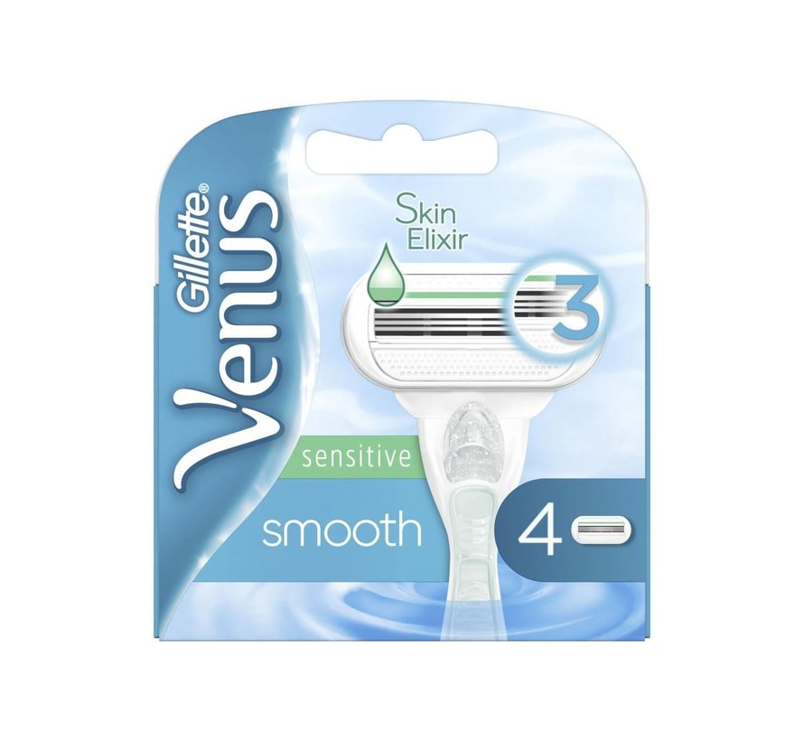 Gillette Venus Scheermesjes - Smooth Sensitive - 4 Stuks