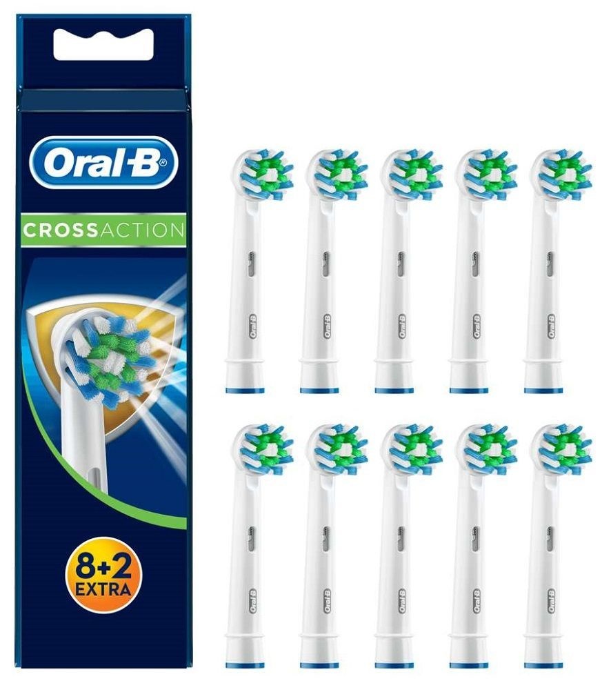 Oral-B Opzetborstels Cross Action 10 stuks