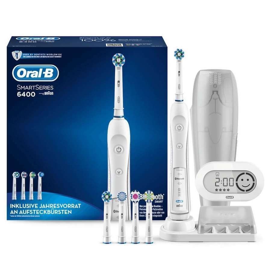 Oral-B Braun Elektrische Tandenborstel - SmartSeries 6400 Roterende-Oscillerende Wit