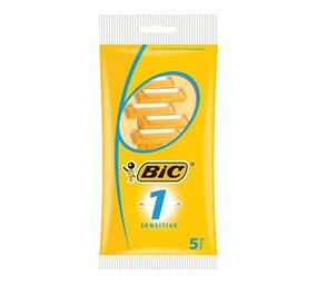 BIC BIC Wegwerpmesjes Men - 1 Sensitive 5 stuks BIC BIC Wegwerpmesjes Men - 1 Sensitive 5 stuks