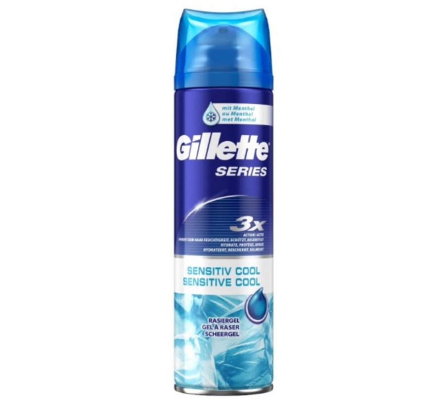 Gillette Series Sensitive Cool Scheergel - 200 ml