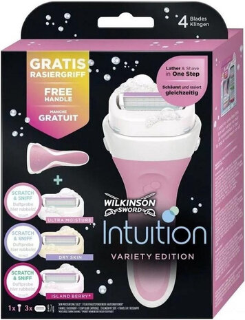 Wilkinson Wilkinson Woman Intuition Variety Set Scheerapparaat - 4-delig Wilkinson Wilkinson Woman Intuition Variety Set Scheerapparaat - 4-delig