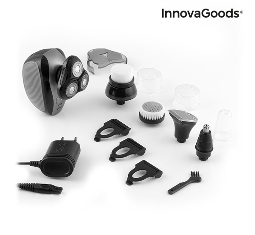 InnovaGoods 5 in 1 Oplaadbaar Ergonomisch Scheerapparaat Shavestyler