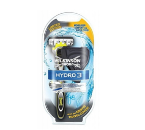 Wilkinson Wilkinson Scheermes Hydro 3 + Beschermkapje - 1 Stuk Wilkinson Wilkinson Scheermes Hydro 3 + Beschermkapje - 1 Stuk