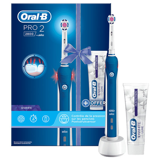 Oral-B Elektrische Tandenborstel - Pro 2 2800 3D White