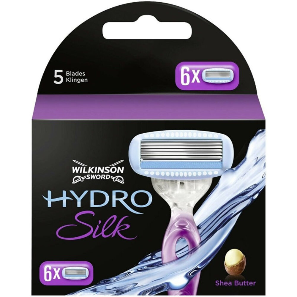 Wilkinson Wilkinson Navulmesjes Hydro Silk - 6 Stuks Wilkinson Wilkinson Navulmesjes Hydro Silk - 6 Stuks