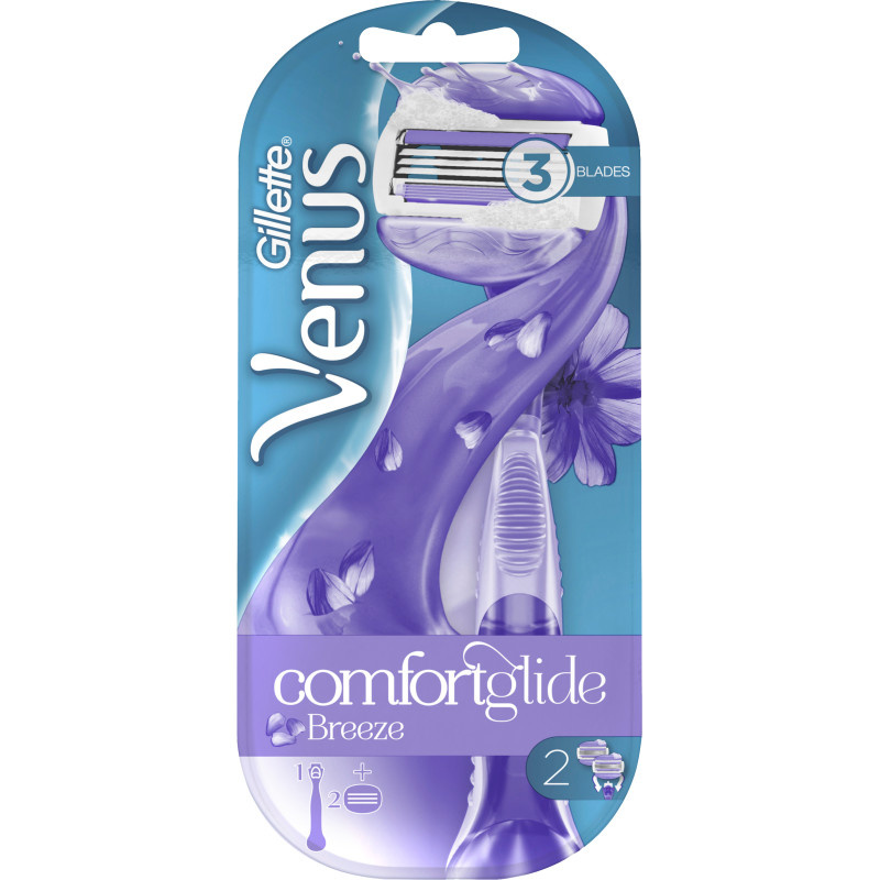 GILLETTE Venus ComfortGlide Breeze Scheerapparaat 2up x6