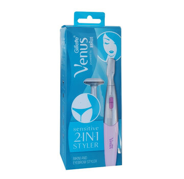 Gillette Gillette Venus 2in1 Bikini en Eyebrow Styler Met AAA Batterij - 1 Stuk