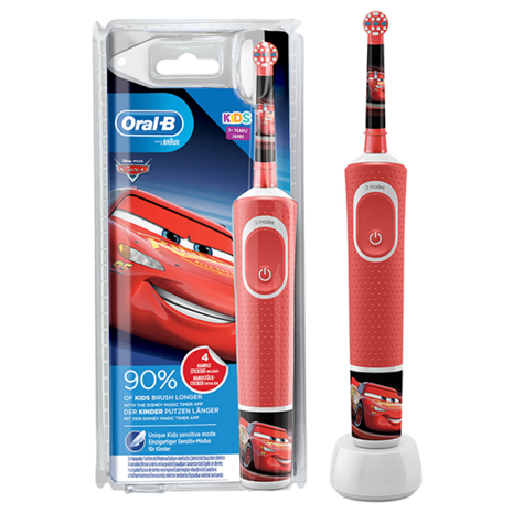 Oral B Oral-B Vitality 100 Kids Cars Elektrische Tandenborstel - 1 Stuk Oral B Oral-B Vitality 100 Kids Cars Elektrische Tandenborstel - 1 Stuk