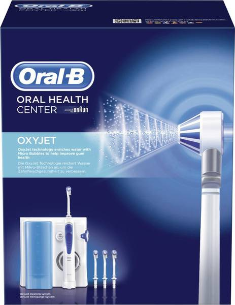 Oral-B Health Center Oxyjet Monddouche - 4 Opzetstukken