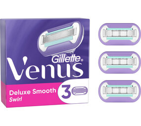 Gillette Gillette Venus Deluxe Smooth Swirl - 3 Stuks Gillette Gillette Venus Deluxe Smooth Swirl - 3 Stuks