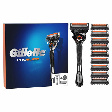 Gillette Gillette Fusion Proglide Scheermes Met Navulling - 10 Mesjes Gillette Gillette Fusion Proglide Scheermes Met Navulling - 10 Mesjes