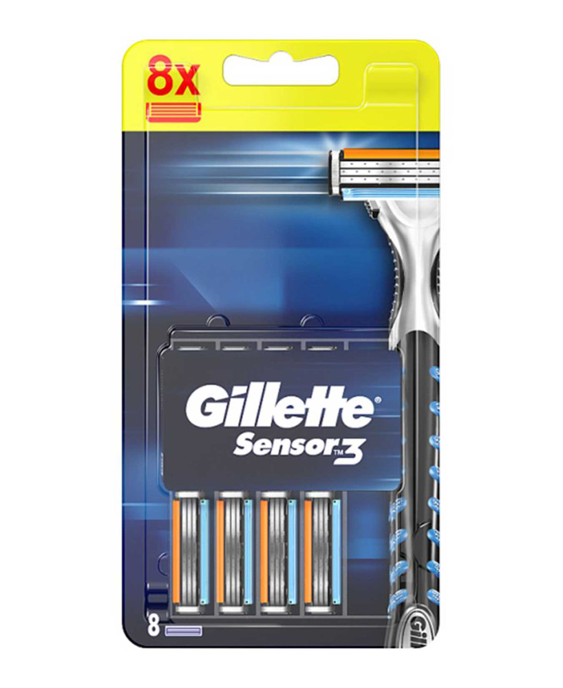 Gillette Sensor3 Scheermesjes - 8 Stuks