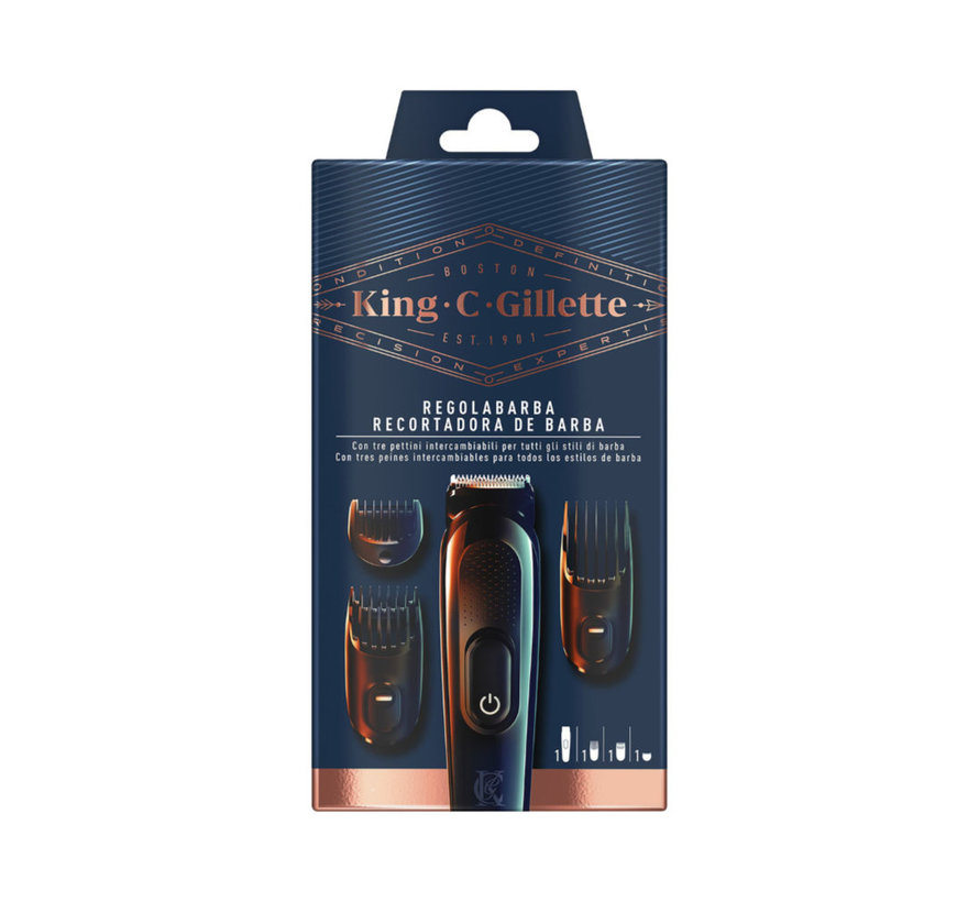 Gillette King C Baardtrimmer - 4 stuks