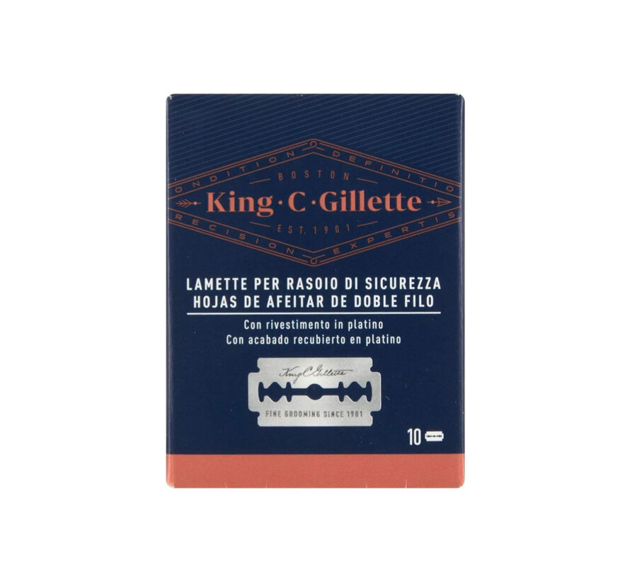 Gillette King C Scheermesjes Navulverpakking - 10 Mesjes