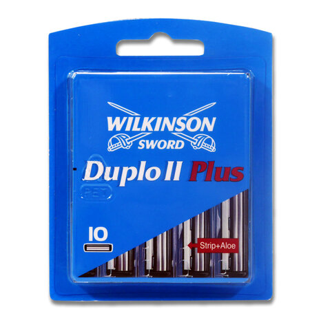 Wilkinson Wilkinson Duplo II Plus Scheermesjes - 10 Stuks Wilkinson Wilkinson Duplo II Plus Scheermesjes - 10 Stuks