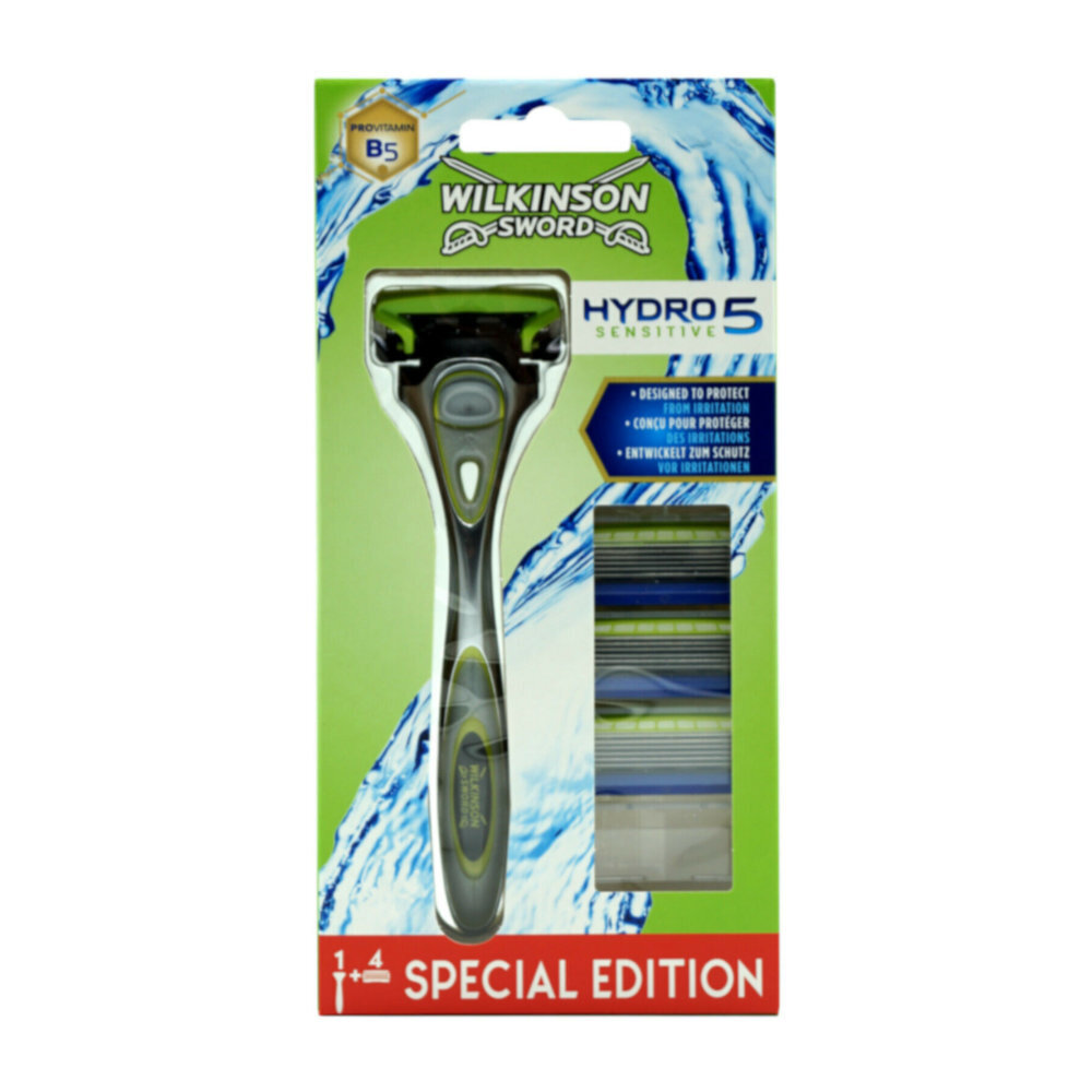 Wilkinson Wilkinson Scheermes Hydro 5 Gevoelig - 4 Stuks Wilkinson Wilkinson Scheermes Hydro 5 Gevoelig - 4 Stuks