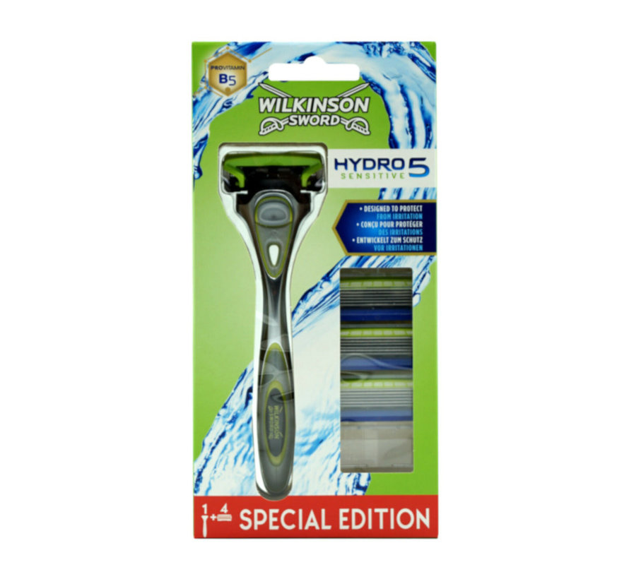 Wilkinson Scheermes Hydro 5 Gevoelig - 4 Stuks