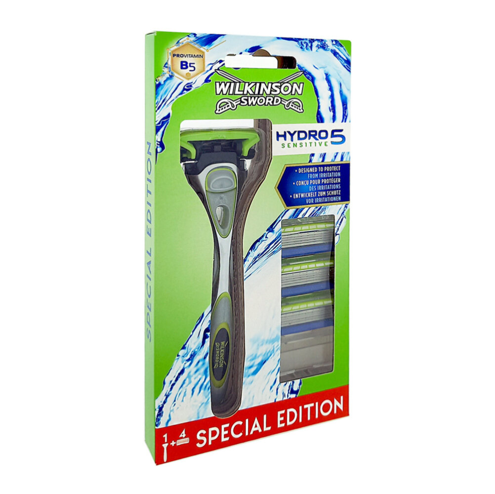 Wilkinson Wilkinson Scheermes Hydro 5 Gevoelig - 4 Stuks Wilkinson Wilkinson Scheermes Hydro 5 Gevoelig - 4 Stuks