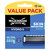 Wilkinson Wilkinson Sword Hydro 5 Scheermesjes - 12 Stuks Wilkinson Wilkinson Sword Hydro 5 Scheermesjes - 12 Stuks