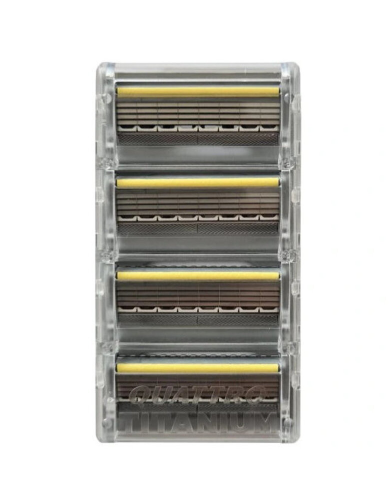 Wilkinson Wilkinson Quattro Titanium Core Motion Scheermes - 8 Stuks Wilkinson Wilkinson Quattro Titanium Core Motion Scheermes - 8 Stuks