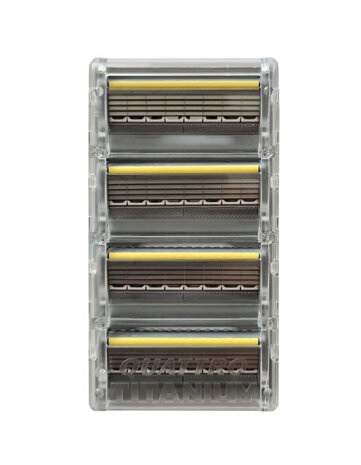 Wilkinson Wilkinson Quattro Titanium Core Motion Scheermes - 8 Stuks Wilkinson Wilkinson Quattro Titanium Core Motion Scheermes - 8 Stuks