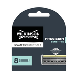 Wilkinson Wilkinson Sword Quattro Titanium Sensitive - 8 mesjes - Wilkinson Wilkinson Sword Quattro Titanium Sensitive - 8 mesjes -