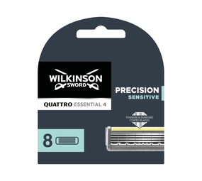 Wilkinson Wilkinson Sword Quattro Titanium Sensitive - 8 mesjes - Wilkinson Wilkinson Sword Quattro Titanium Sensitive - 8 mesjes -
