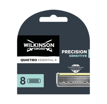 Wilkinson Wilkinson Sword Quattro Titanium Sensitive - 8 mesjes -