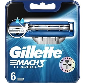 Gillette Gillette Mach 3 Scheermesjes Turbo Mini Box - 6 Scheermesjes